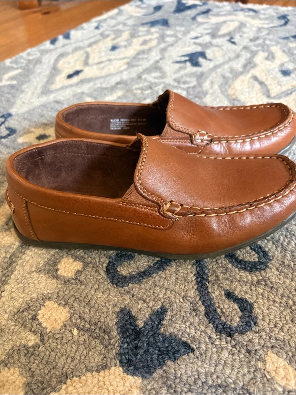 Kid’s size 5 1/2 Leather Slip-On Loafers in Brown